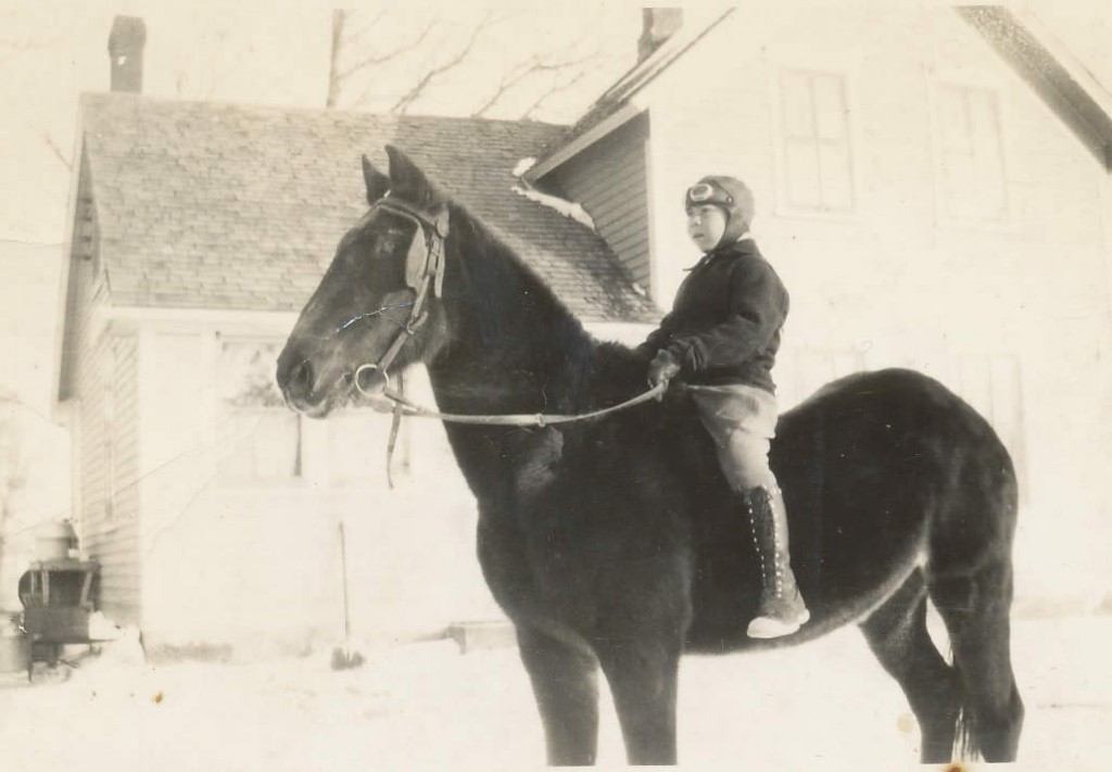 Vince Dahle on a horse